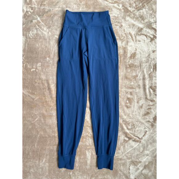 Lululemon Blue Jogger Leggings Women’s Size 2 - Picture 1 of 6